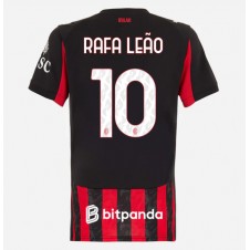 AC Milan Rafael Leao #10 Hemmatröja Dam 2025-26 Korta ärmar